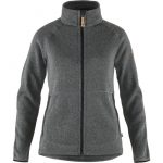 Fjallraven Fleeces | Damen Övik Fleece Zip Sweater W Dark Grey