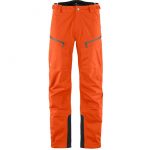 Fjallraven Mountaineering-Hosen | Herren Bergtagen Eco-Shell Trousers M Hokkaido Orange