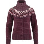 Fjallraven Pullover & Sweatshirts | Damen Övik Knit Cardigan W Dark Garnet