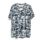 Fjallraven T-Shirts & Tops | Herren S/F Wool CaliSwe T-shirt M Navy-Eggshell