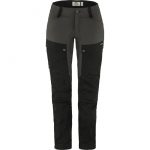 Fjallraven Trekkinghosen | Damen Keb Trousers Curved W Short Black-Stone Grey